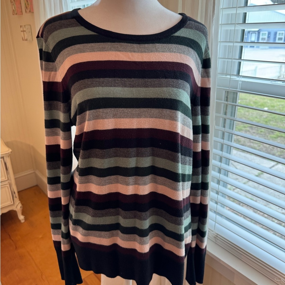 Striped Long Sleeve Sweater
